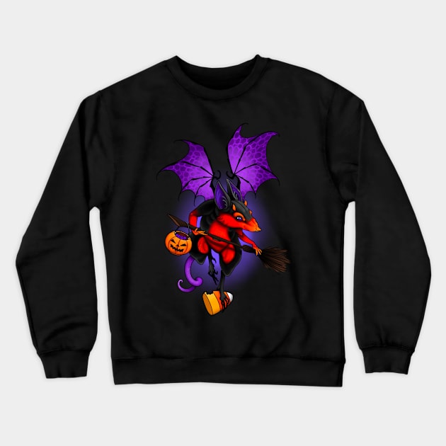 Trick or squeak Crewneck Sweatshirt by Erin Chance